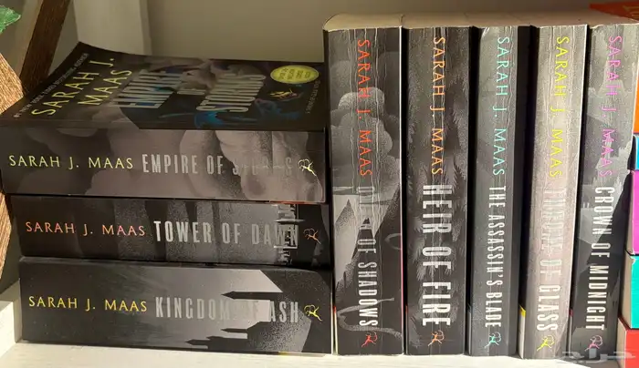 مجموعة كتب throne of glass 0
