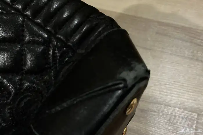 شنطة فرزاتشي Versace Black Barocco Embroidered Bag Purse 8