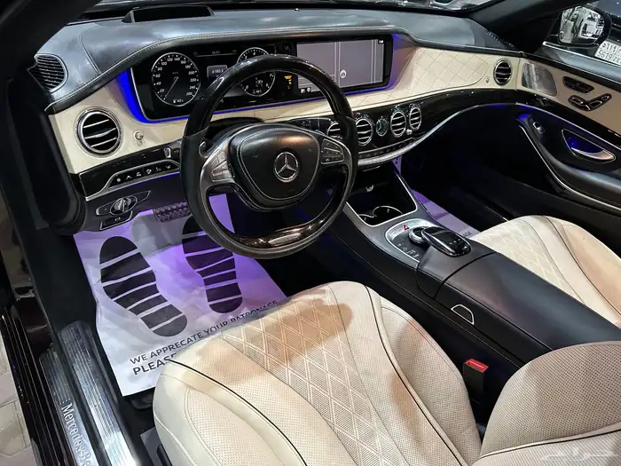 مرسيدس S500 موديل 2015 فل كامل نظيف 15