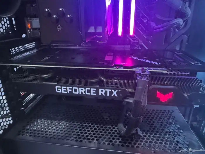 للبيع asus tuf gaming rtx 3060ti OC 1