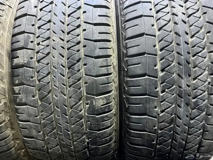 جنوط بلاتينيوم مقاس 20 مع كفرات برجستون مقاس  275.60.20 15