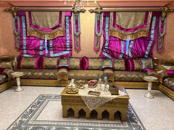 طقم كنب مغربي للبيع 0