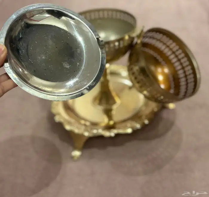 مبخرة ذهبية قديمة أثرية للبيع. 2