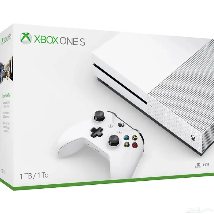 اكس بوكس اس xbox one s مستعمل اخو الجديد مع كرتونة 0