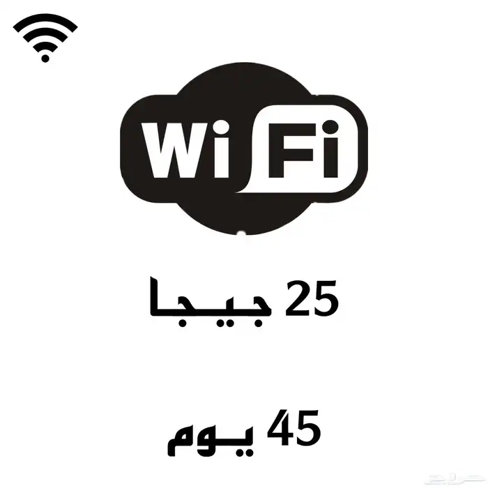 باقة انترنت 25 جيجا 0