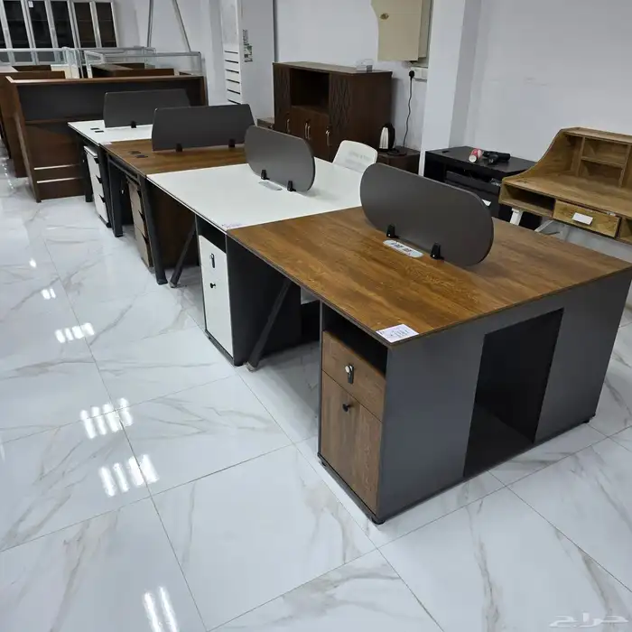 جديد مودرن اثاث المكتبي طقم مكتب مدير فخم مكاتب اداريه 36