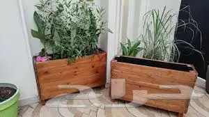اصيصات زراعية احواض زراعية خشبيه 9