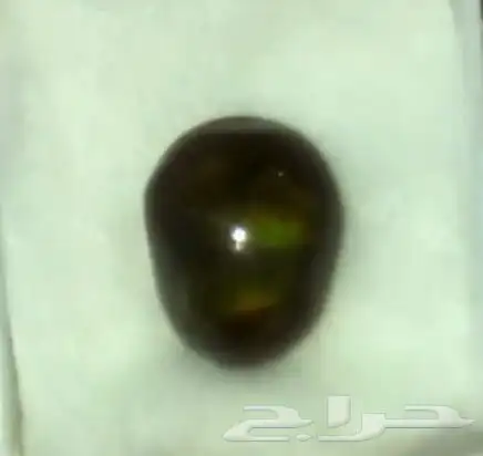 حجر عقيق ناري مكسيكي نابض مخضر 0