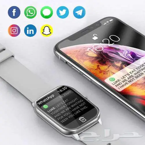 ساعة ذكية COLMI C61   شاشة HD  مكالمات بلوتوث  مقاومة للماء 4