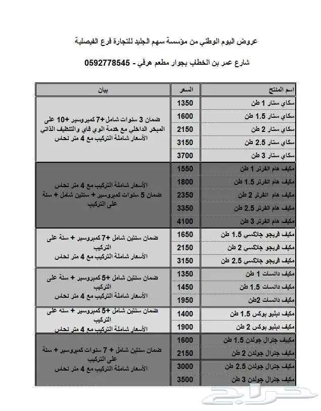 عرض مكيف شباك فريجو 1.5 طن بارد 1
