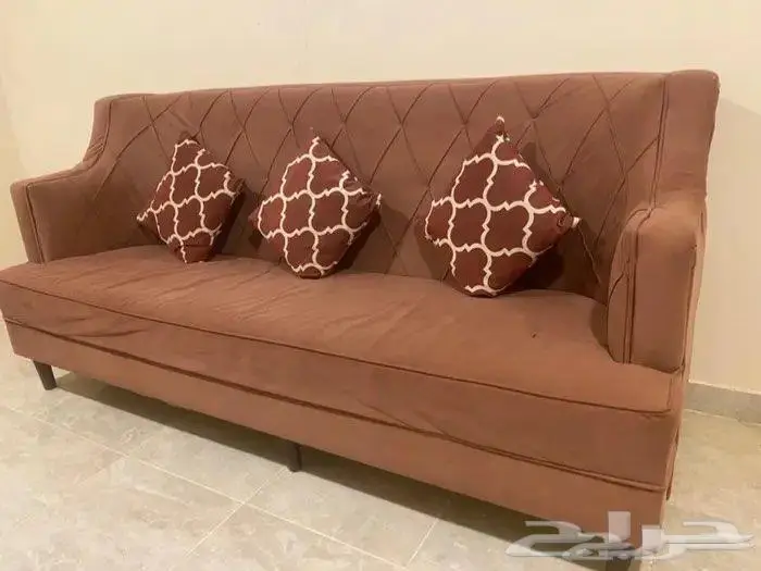 طقمين كنب للبيع مع فرشه 4