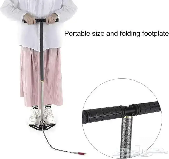 مضخة يدوية مع 3 مراحل ضغط عالي 0-6000 رطل 9