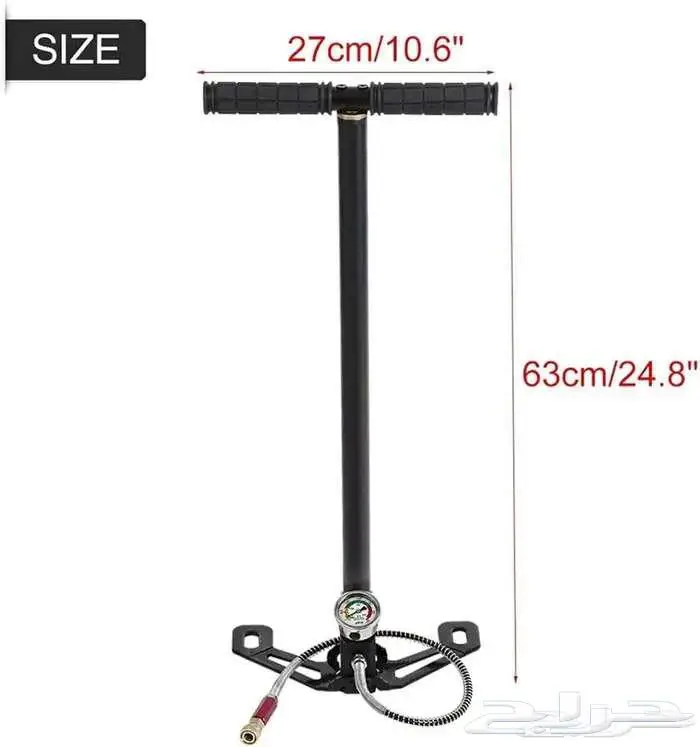 مضخة يدوية مع 3 مراحل ضغط عالي 0-6000 رطل 14