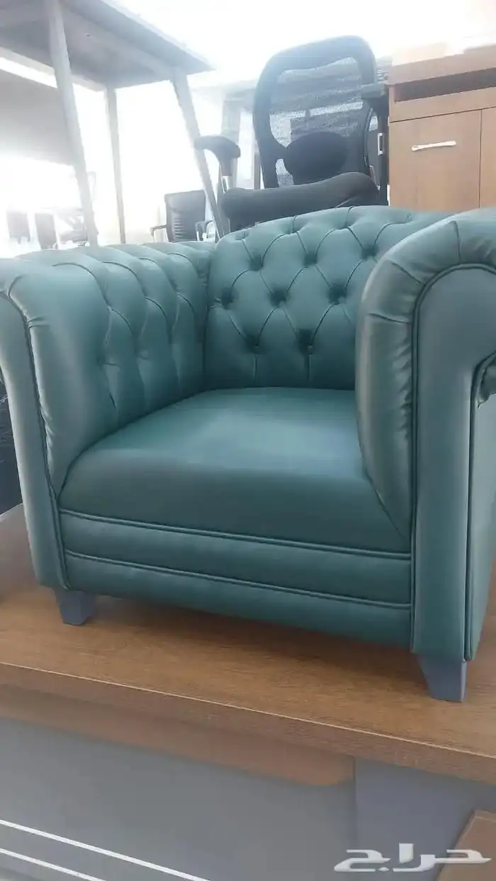 في موجود كنب جلد جديد مادل أمريكي او ايكيا موجود طغم كامل 5