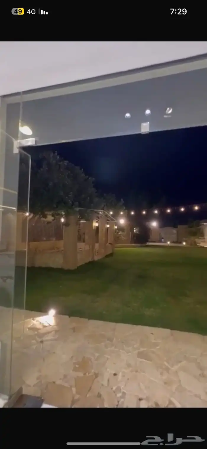 استراحه قسمين للايجار اليومي الرمال 5