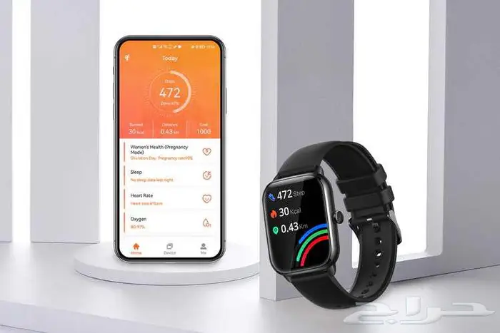 ساعة ذكية COLMI C61   شاشة HD  مكالمات بلوتوث  مقاومة للماء 10