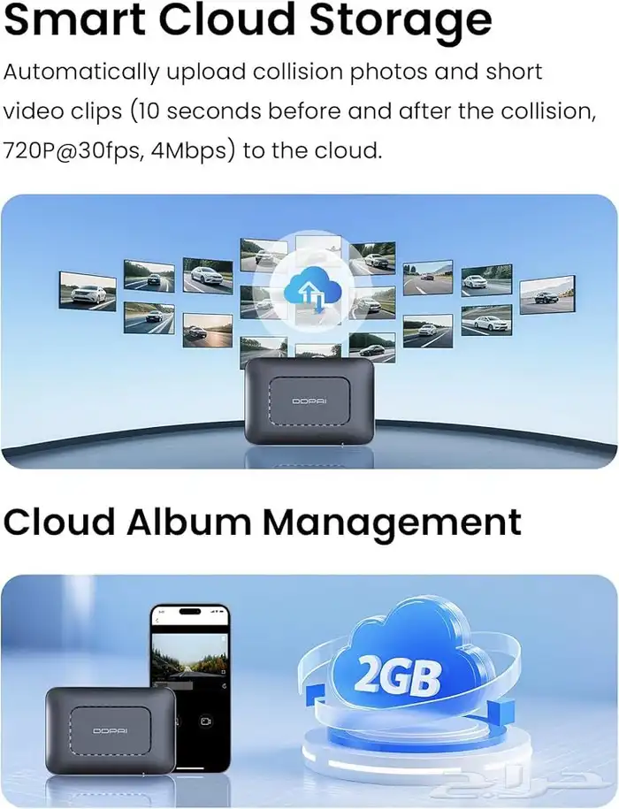 مودم 4G لكاميرات الداش كام DDPAI 7