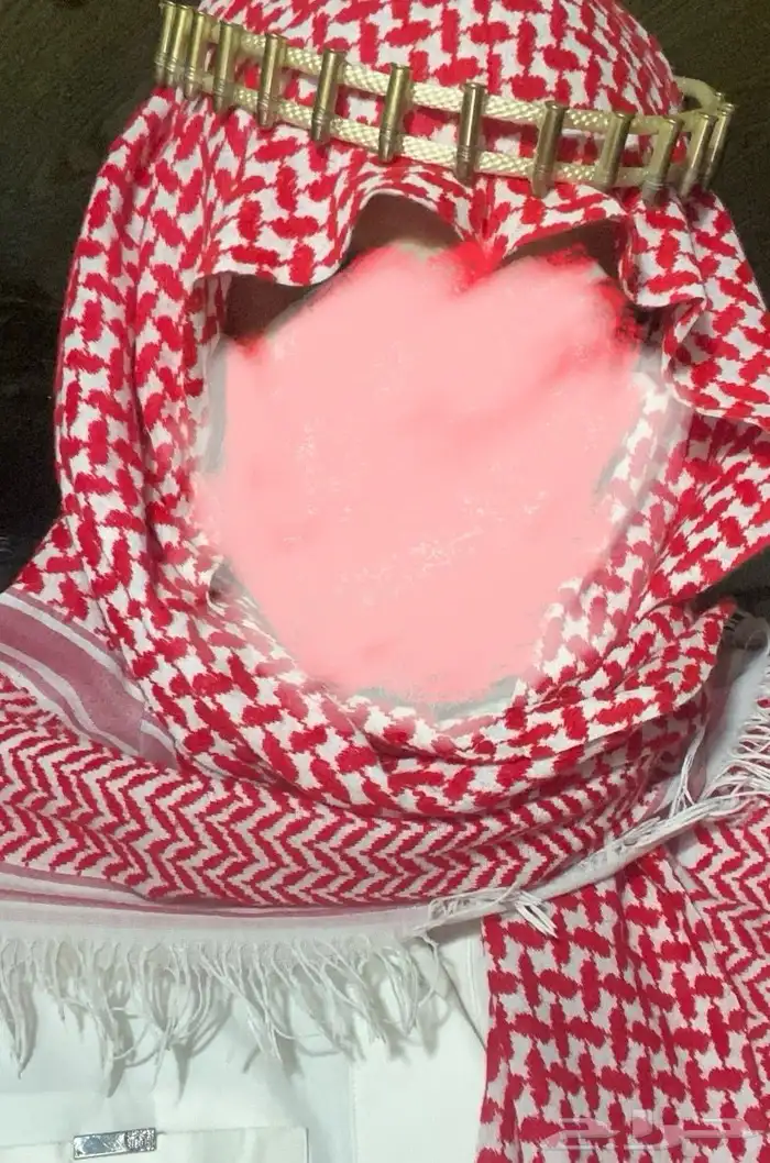 عقال رجالي مزين برصاص زينه 3