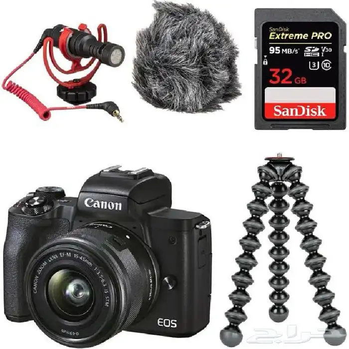Canon EOS M5 Mark ll Premium Vlogging Kit 0