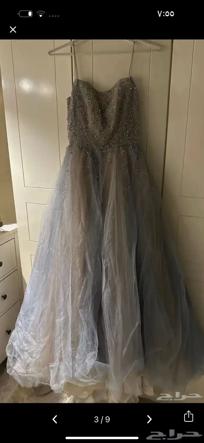 فستان سهره لبس مرتين وجديد ونضيف البيع مستعجلل 150 3