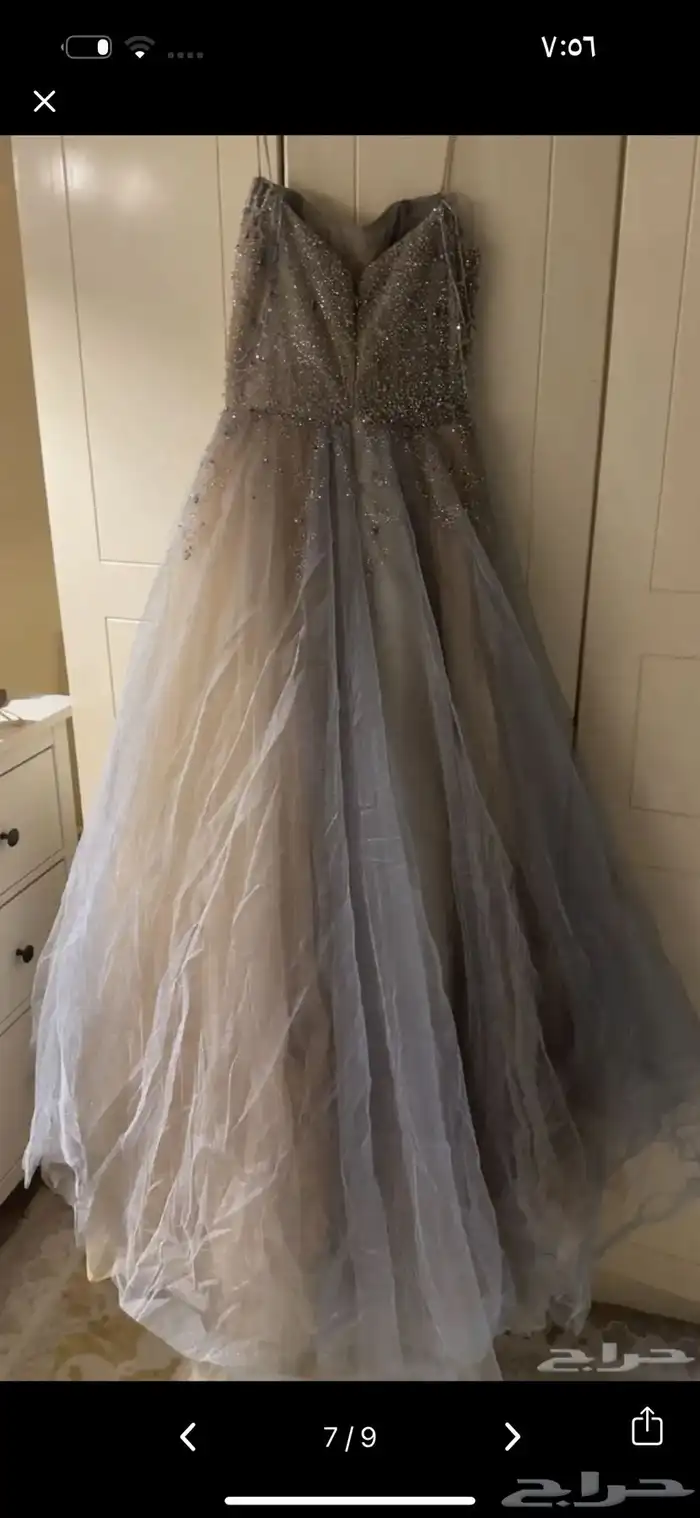 فستان سهره لبس مرتين وجديد ونضيف البيع مستعجلل 150 2