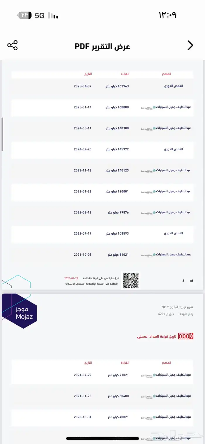 افالون 2019 ستاندر 18