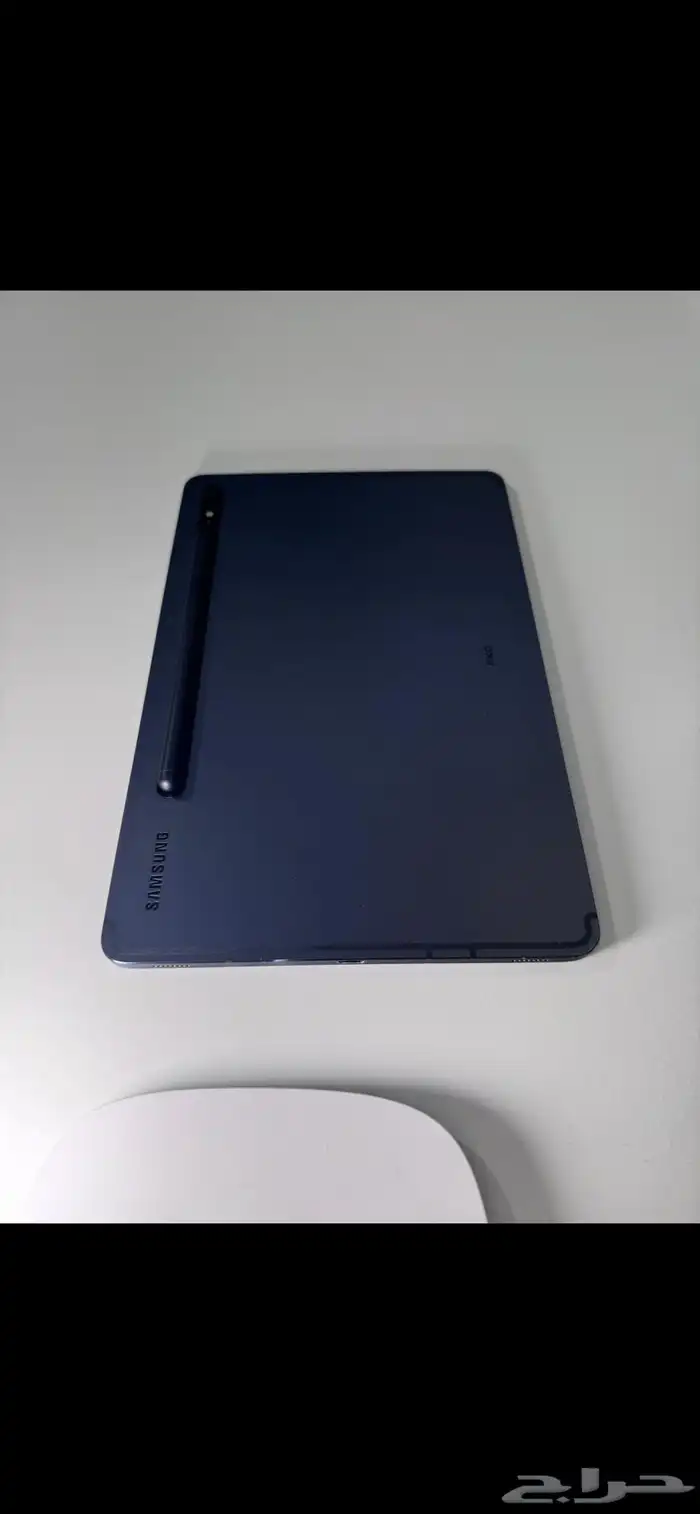 جهاز Galaxy Tab S7 - لون أزرق غامق - نظيف جد ا 10