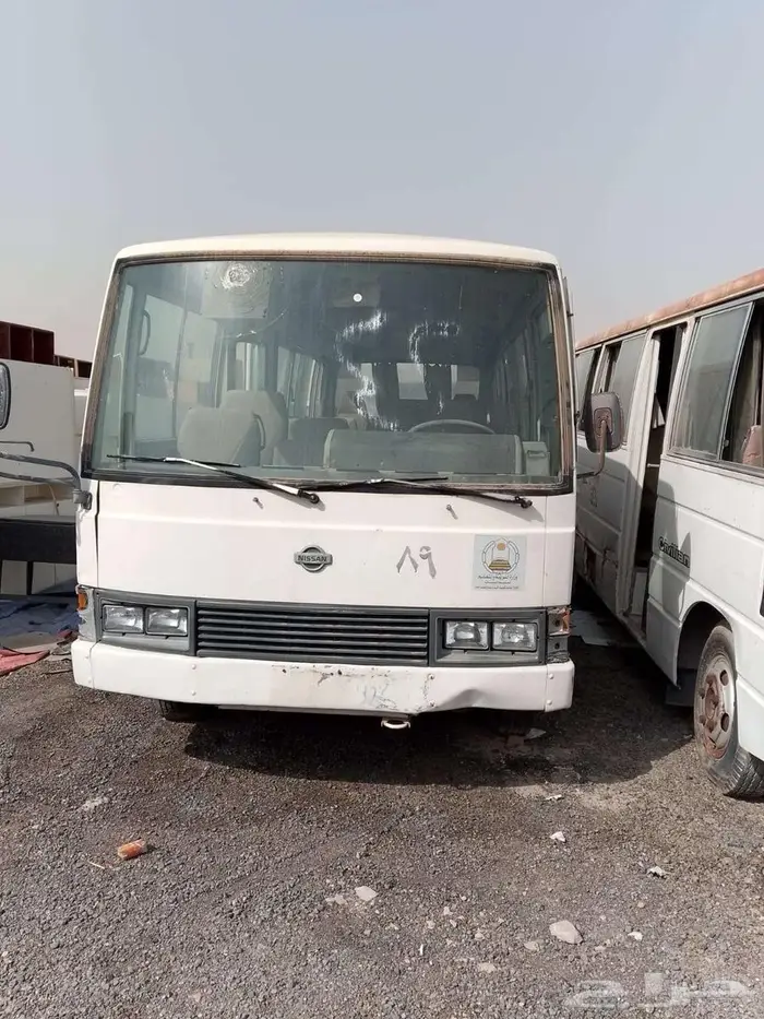 للبيع باص نيسان بمعرض البيان المطور بالرياض بالحاير 0