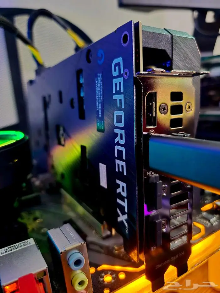 Asus RTX 3060ti للبيع أو البدل بهاردسك 18تيرا 4