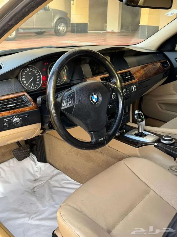 بي ام 523 i موديل 2008 فل كامل 6 سلندر تنفس طبيعي 7