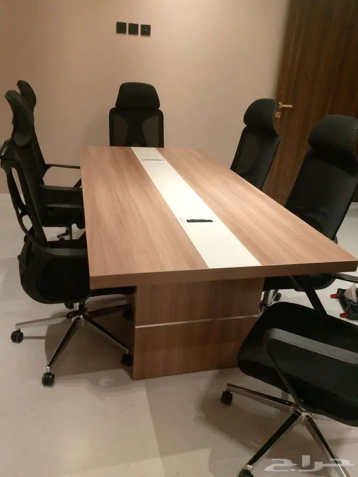 جديد طاولة اجتماع مودرن فخم 6 و8 اشخاص متوفر كل موديل والوان 2