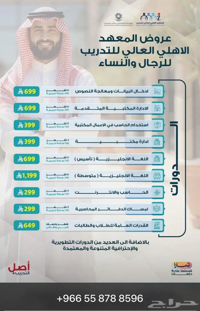 المعهد الأهلي العالي للتدريب عرعر 0