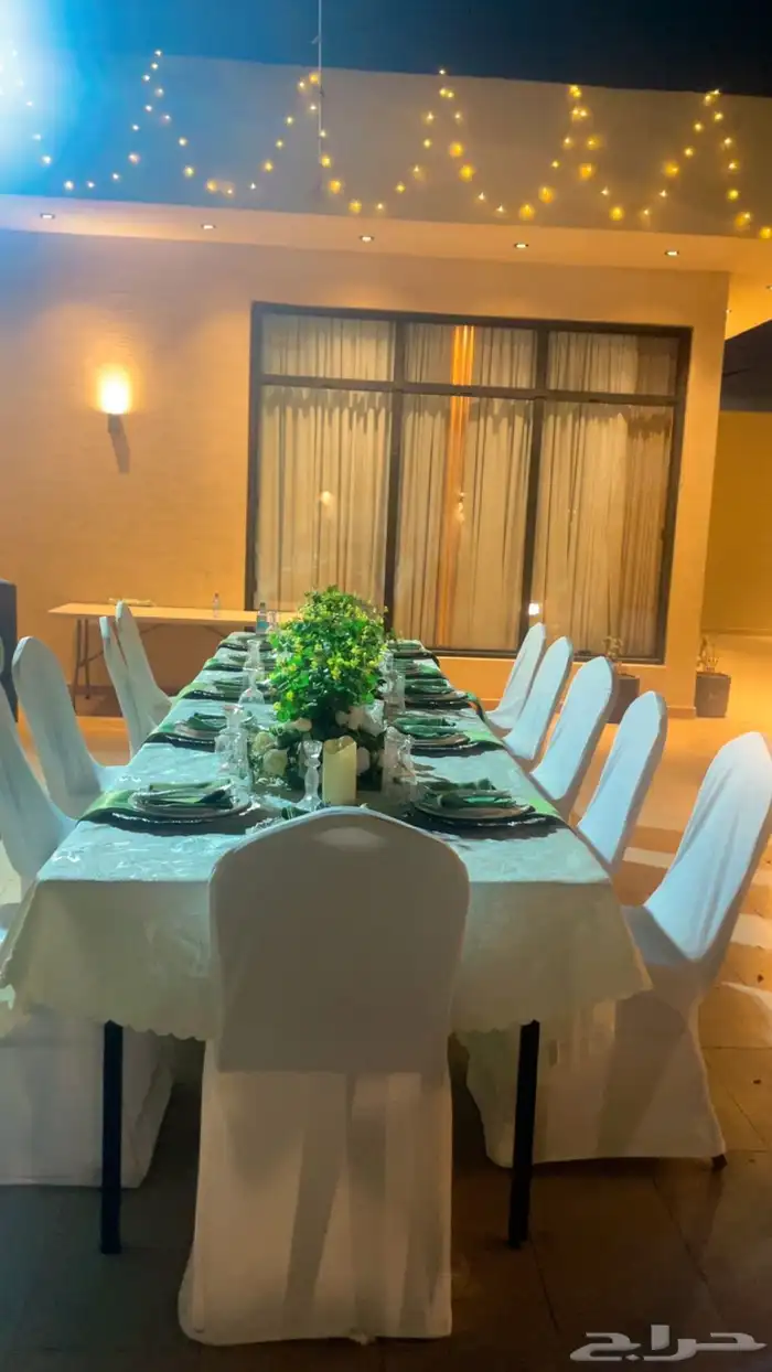 طاولات طعام للتأجير للحفلات ومناسبات العشاء 3