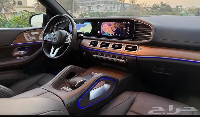 مرسيدس GLS 450 معدل مايباخ GLS 600 2021لون أخضر داخليه 16