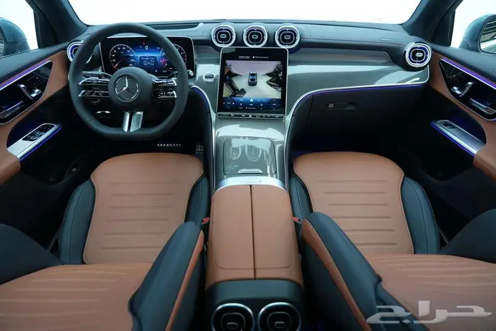 مرسيدس GLC 200 Coupe موديل 2026 أصفار خليجي أخضر فضي جملي 6