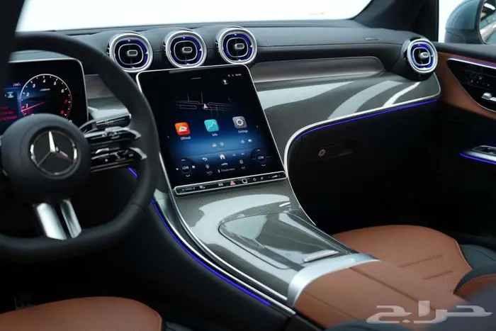 مرسيدس GLC 200 Coupe موديل 2026 أصفار خليجي أخضر فضي جملي 13