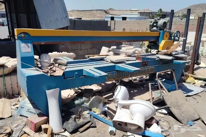 منشار رخام وحجر وسرميك جسر صغير احترافي 5 متر (Bridge Saw) 0