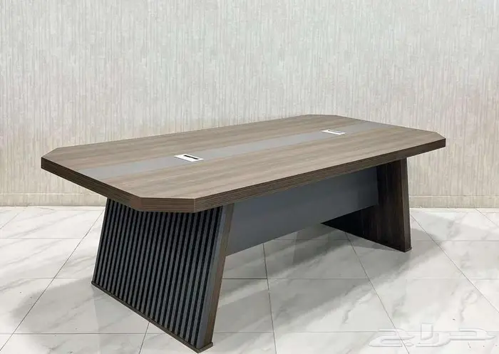 جديد طاولة اجتماع مودرن فخم 6 و8 اشخاص متوفر كل موديل والوان 6