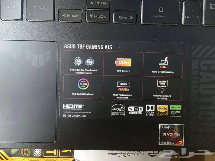 ASUS GAMING TUF A15 FA507NVR 2