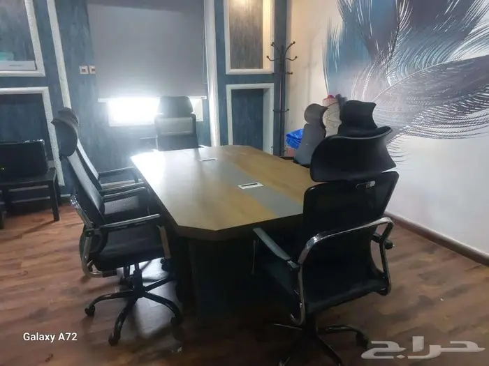 جديد طاولة اجتماع مودرن فخم 6 و8 اشخاص متوفر كل موديل والوان 5