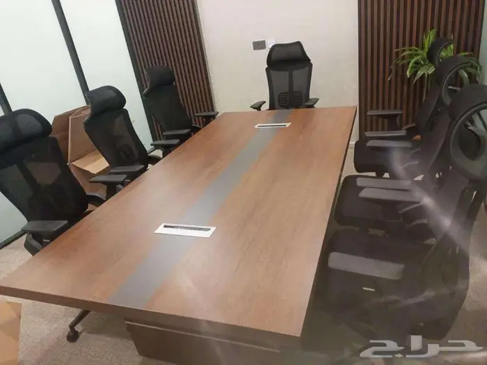 جديد طاولة اجتماع مودرن فخم 6 و8 اشخاص متوفر كل موديل والوان 9