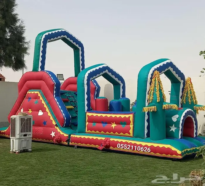 نطيطات زحاليق مائيه ملعب صابوني نطيطه إيجار 3