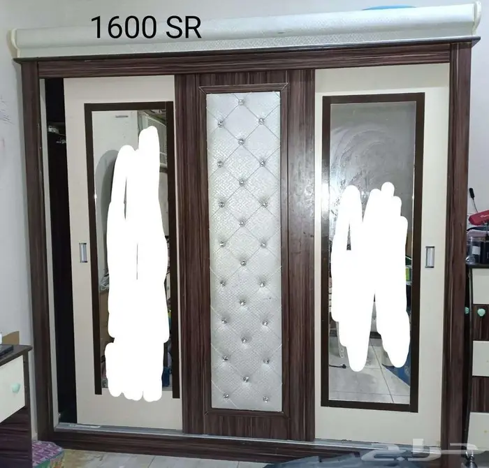 غرفه نوم 1600 ريال وخزانة اطفال 120 ريال سريرين 100 ريال 0