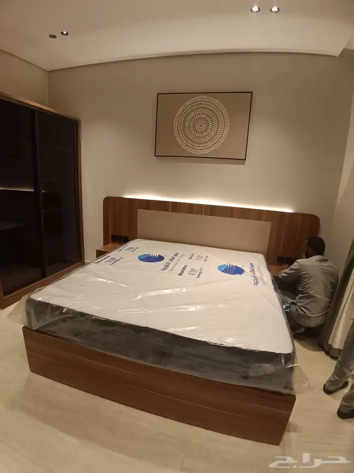 كنب ستاير غرف نوم مراتب تفصيل جميع الاخشاب مودرن 2