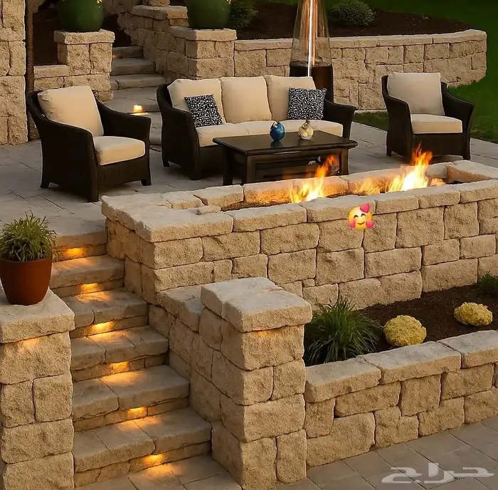 اعمال نحت اسمنتي صخريه شلالات اندنيسي 6