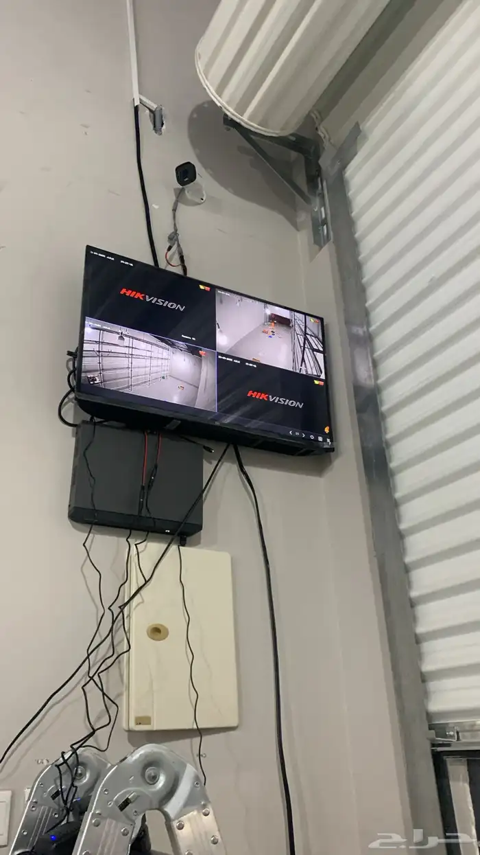 تركيب وربط كيمرات مراقبه 2