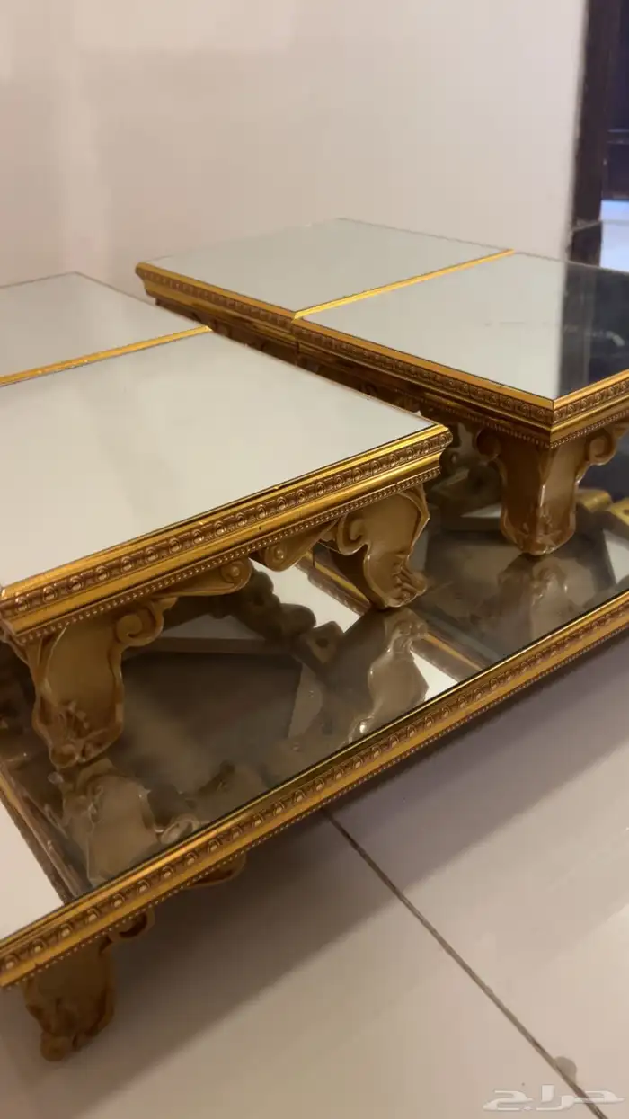 طاولة جلسه ارضيه مرايه جديده 1