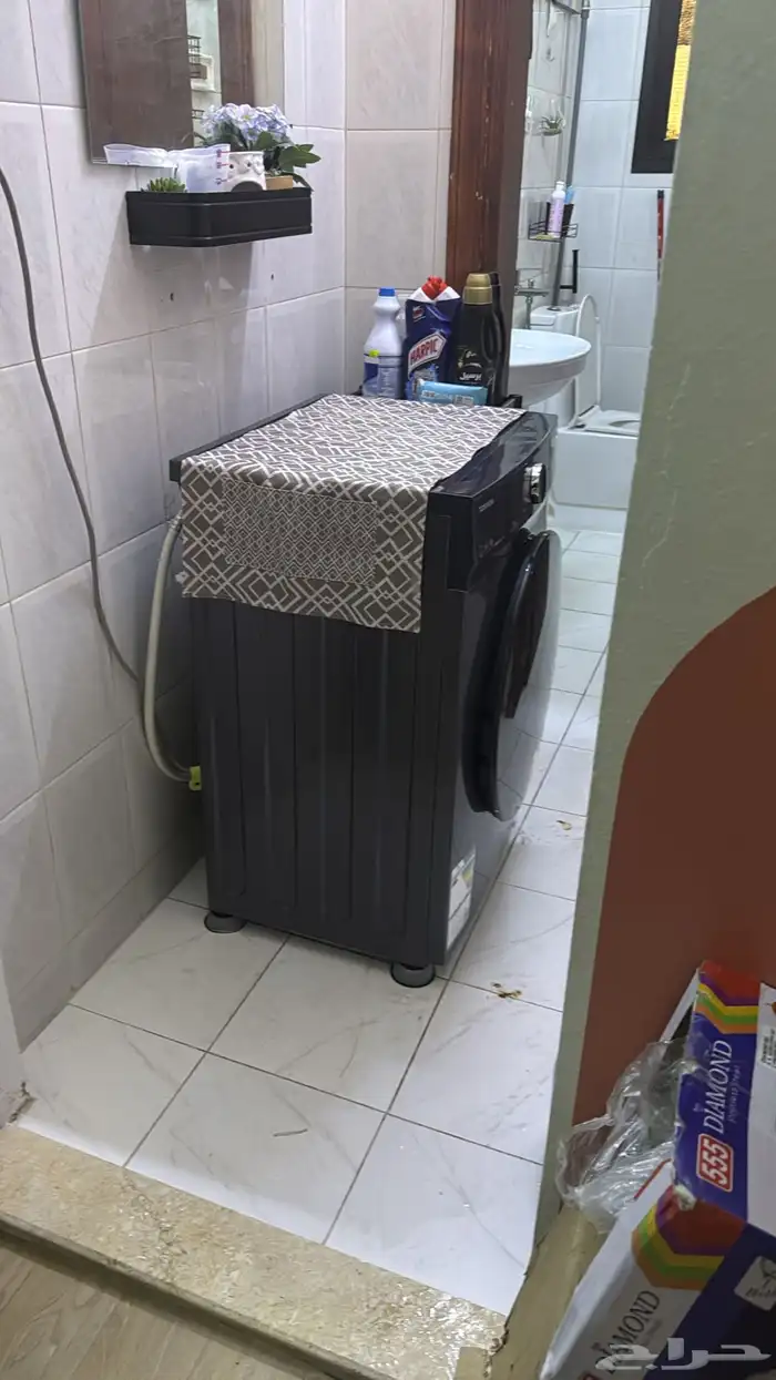 غساله توشيبا جديده اخذه امس بس ماناسبني الحجم 8 كيلو للبيع 0