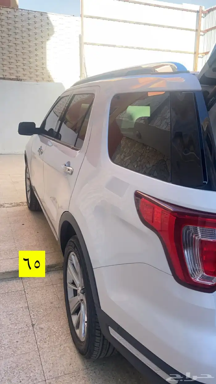 فورد اكسبلورر 4 سلندر فل كامل ليمتيد 2019 اللون لؤلؤي 61