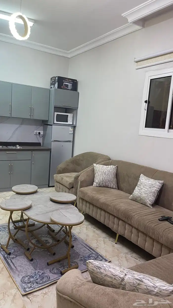 متوفر شقق مفروشه للإيجار عوايل حي النظيم شهري. سنوي 3